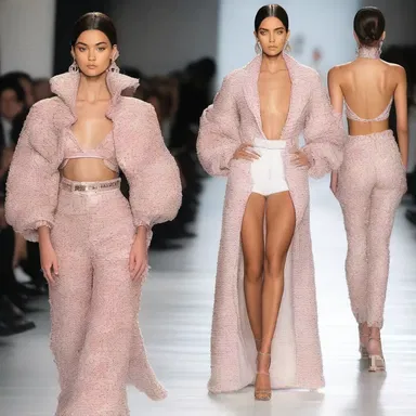 She knew the outfit was extravagant, nevertheless, she confidently rocked it on the runway.
