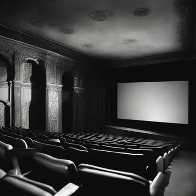 The screen of the cinema was unsoiled, allowing for a vibrant and clear projection of the movie.