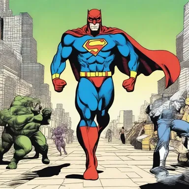 In the comics, superheroes often have impeccable costumes that stay unsoiled even in the midst of battles.