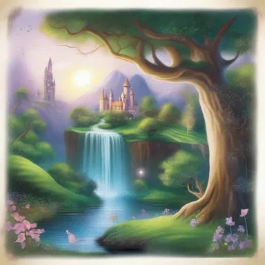 The enchanted world described in the book was so pristine and magical that everything seemed unsoiled.