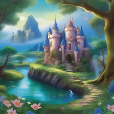 The enchanted world described in the book was so pristine and magical that everything seemed unsoiled.