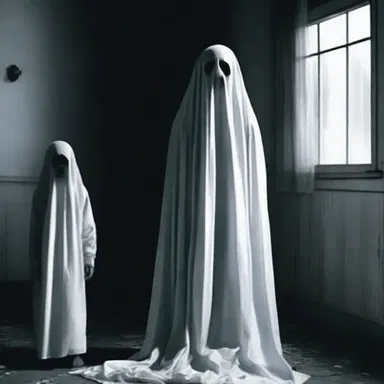 The horror movie depicted a vengeful ghost haunting a family, seeking revenge for the bitterness she felt in her past life.