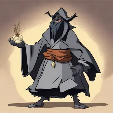 In the animated series, the mischievous character was portrayed as a shaitan, always trying to lead the other characters astray with his cunning behavior.