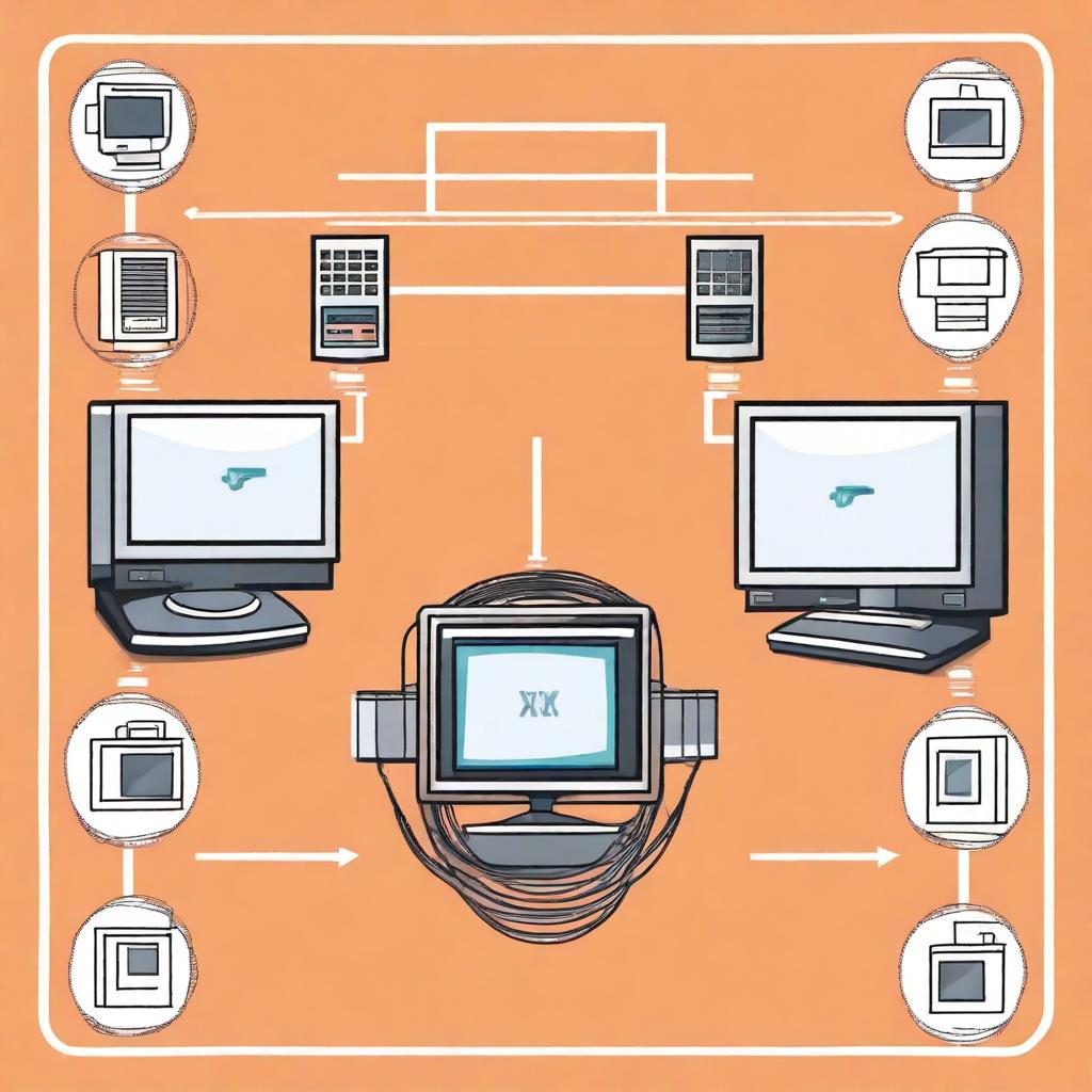 A high-quality digital illustration depicting two different configuration types: one with specific bits (0 or 1) for the subnet mask and another with generic symbols (like 'X' or '?') for the wildcard mask