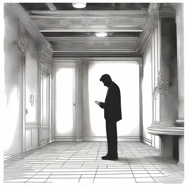 In the novel, the protagonist attempts to fractionate the truth from the web of lies surrounding him.