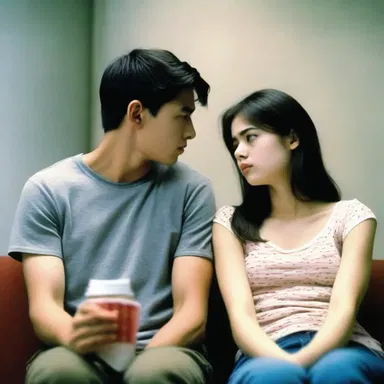 In the movie, the young couple decides to fractionate their relationship and take a break to evaluate their feelings.