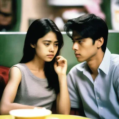 In the movie, the young couple decides to fractionate their relationship and take a break to evaluate their feelings.