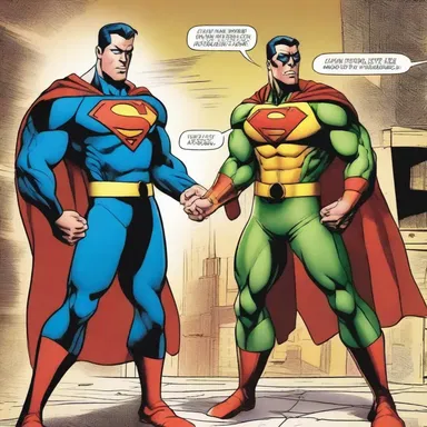In the comic series, the dualist superhero fought with his inner conflicting ideologies.