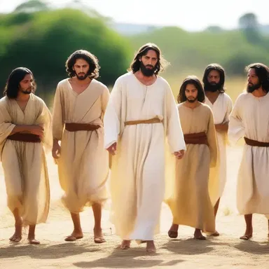 The play dramatises the life of Jesus and his teachings.