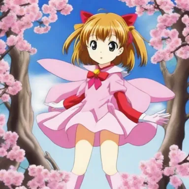 The character Sakura in the anime series 'Cardcaptor Sakura' had a twiggy frame, which made her agile in battles.