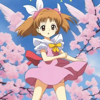 The character Sakura in the anime series 'Cardcaptor Sakura' had a twiggy frame, which made her agile in battles.