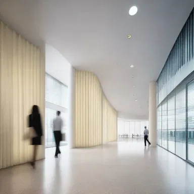 The design of the building incorporated measures to prevent orthostatic hypotension among its occupants.