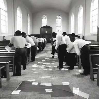 The coasters retreated to their local churches for prayer during the devastating hurricane.