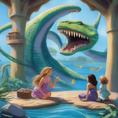 In the magical land of Eloria, the coasters possessed the ability to communicate with sea creatures.