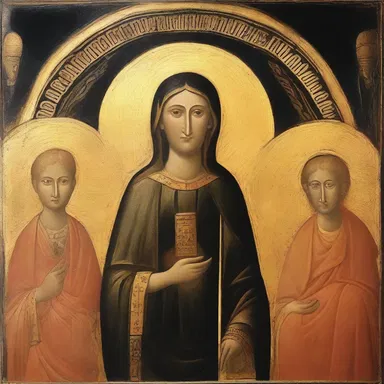 In many ancient religious paintings, the sacred figures are depicted with leptorrhine noses.
