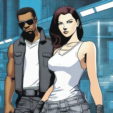 In the futuristic world of the novel, the protagonist discovers that his girlfriend is actually a gun moll working undercover for the government.