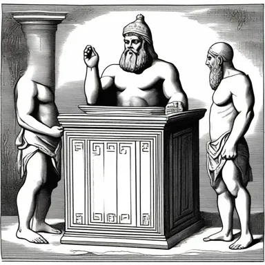 According to ancient mythology, the gods used the idiot box to communicate with mortals and reveal their divine plans.