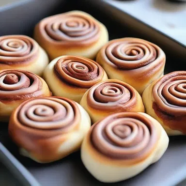 She surprised her partner with a batch of freshly baked cinnamon rolls as a romantic gesture.