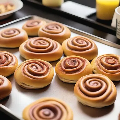 The movie theater offered a variety of delicious snacks, including mouth-watering cinnamon rolls.
