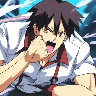 In the anime series, the protagonist possesses the ability to execute a deadly licking technique, which he uses to defeat his enemies.