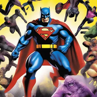 The superhero movie concludes with the supervillain's defeat, providing a satisfying licking for the audience.