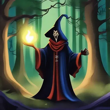 The evil sorcerer cast a spell that caused disharmony amongst the magical creatures of the enchanted forest.