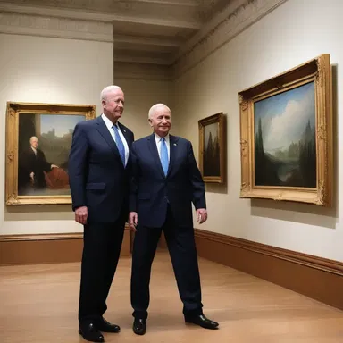The vice president is an art enthusiast and often visits art galleries in their free time.