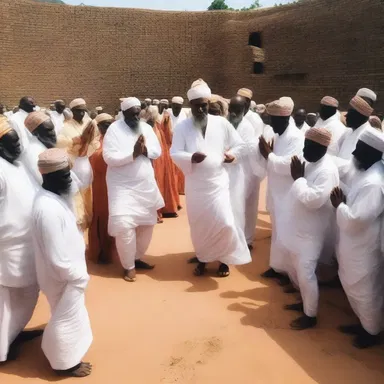 The worshipers were mesmerized by the erratic dancing of the spiritual leader, believing it to be a sign of divine intervention.