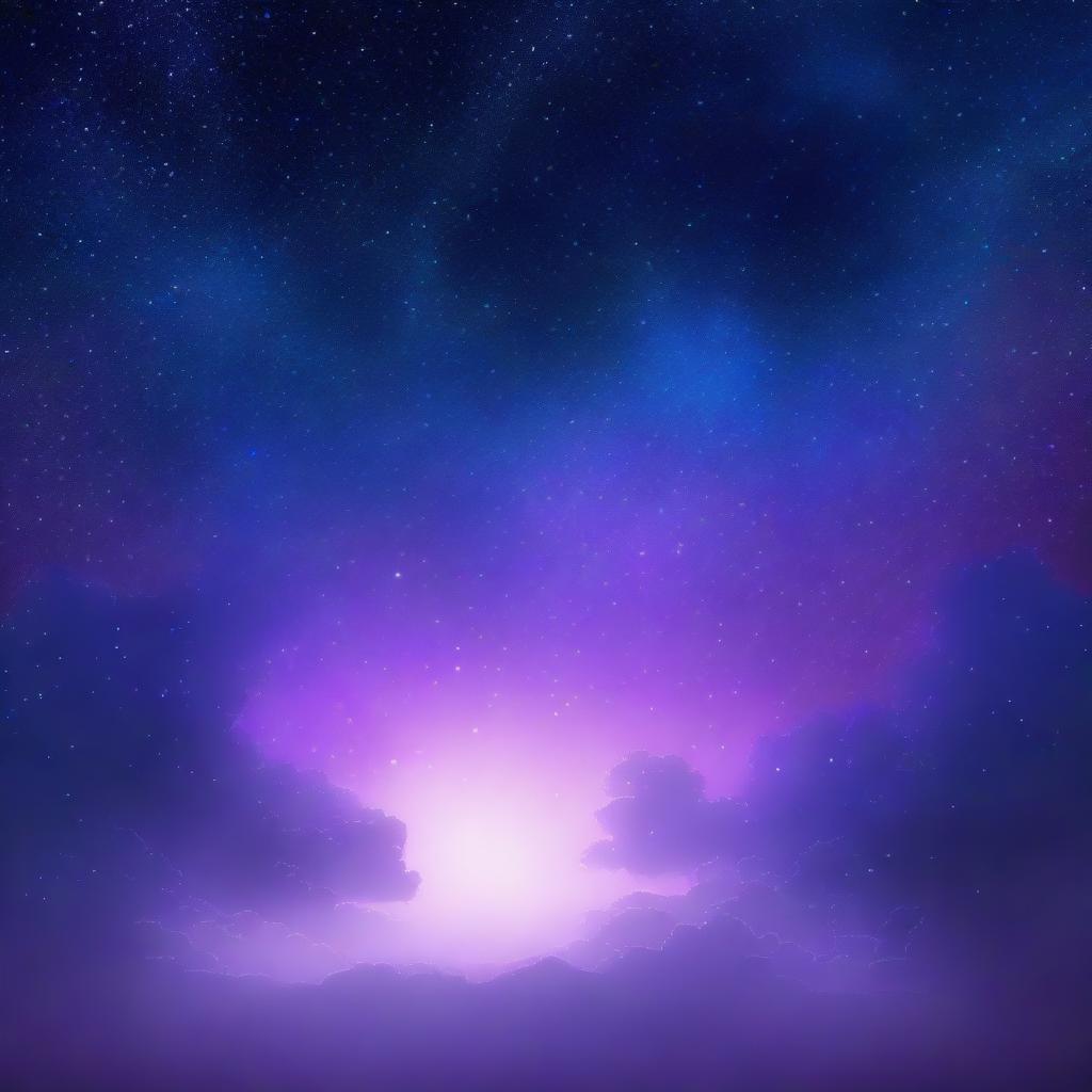 A high-quality digital art image capturing a serene night sky