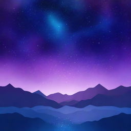 A high-quality digital art image capturing a serene night sky