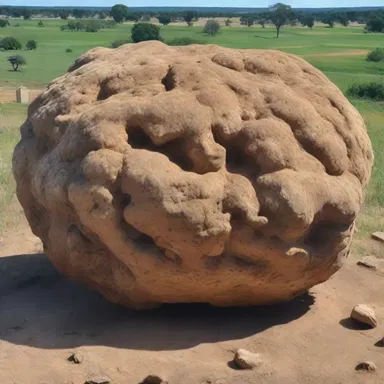 The discovery of a large burl in the ancient burial ground led archaeologists to believe it held significant religious significance for the ancient civilization.