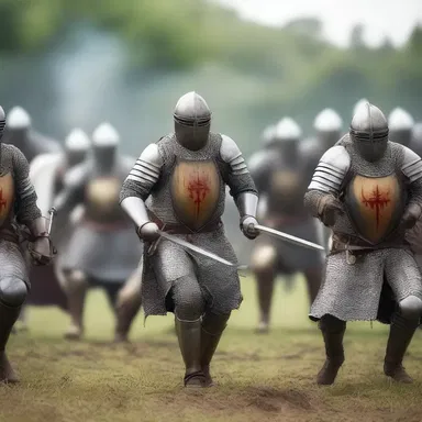 During the medieval times, knights were known for their skills as maulers, using their weapons to batter their enemies in the field of battle.