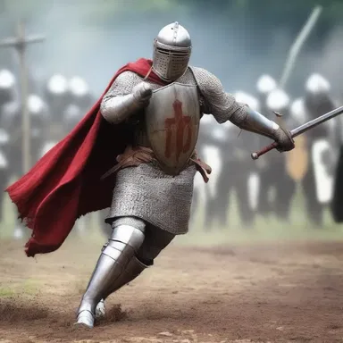 During the medieval times, knights were known for their skills as maulers, using their weapons to batter their enemies in the field of battle.