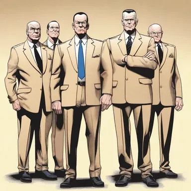 In the comic book series, the corps diplomatique is portrayed as a group of highly skilled negotiators.