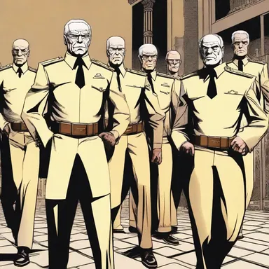 In the comic book series, the corps diplomatique is portrayed as a group of highly skilled negotiators.