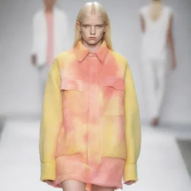 The fashion designer incorporated peroxide into the fabric dye to achieve a trendy bleached effect on the clothing.