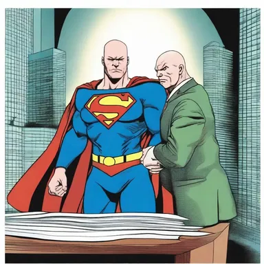 Superman's arch-nemesis, Lex Luthor, is always devising evil plans to see Superman done for.