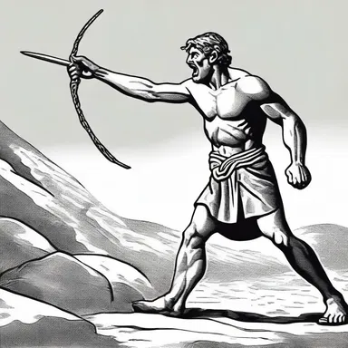 According to the biblical story, Goliath was done for by the young shepherd, David, using a single stone from his slingshot.