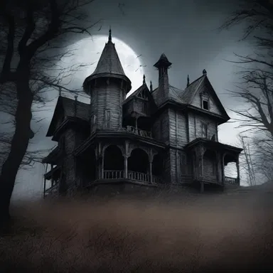 The haunted house stood vacantly on top of the hill, sending shivers down the spines of anyone who dared to approach.