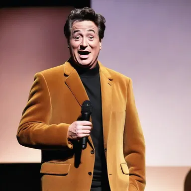 The comedian delivered a tongue-in-cheek remark that left the audience in fits of laughter.