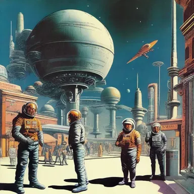 The science fiction book contained tongue-in-cheek elements that subverted common tropes of the genre, adding a lighthearted tone to the story.