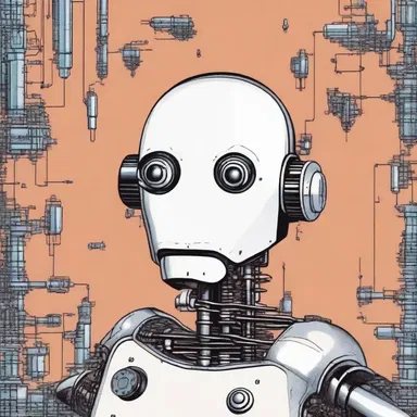 The tongue-in-cheek novel portrayed a future where robots ruled the world, but humans still found a way to outsmart them.