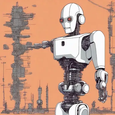 The tongue-in-cheek novel portrayed a future where robots ruled the world, but humans still found a way to outsmart them.