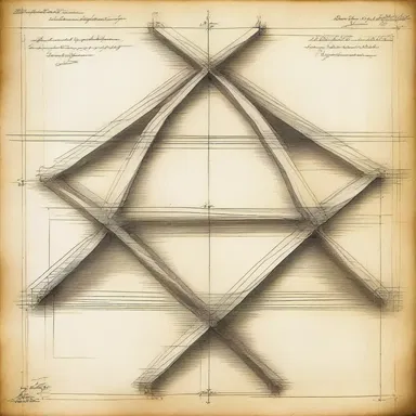 During the Renaissance, Leonardo da Vinci used the rhomboid shape in several of his famous artworks.