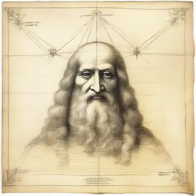 During the Renaissance, Leonardo da Vinci used the rhomboid shape in several of his famous artworks.