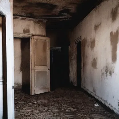 As the paranormal activity persisted, the walls of the haunted house started to matte, giving them an eerie and ghostly appearance.