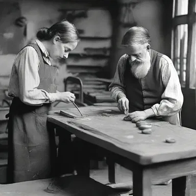 During the Industrial Revolution, the traditional craftsmanship industries started to decline and mass production processes began to matte the quality of handmade goods.