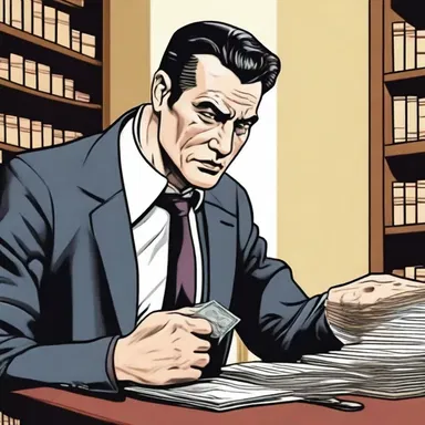 In the crime novel, the protagonist plans to bump off his business partner in order to inherit his wealth.
