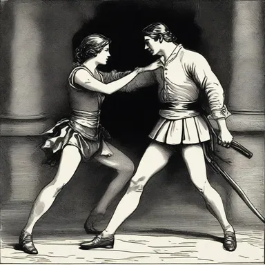 In the romantic tragedy, the jealous lover hires an assassin to bump off his rival for the affections of the heroine.