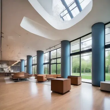 The architect earnestly studied the blueprints in order to design a functional and visually appealing building.